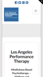 Mobile Screenshot of laperformancetherapy.com